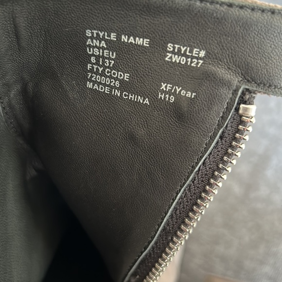 Pre-loved AllSAINTS, Ana Suede blocked heel Ankle booties - Picture 6 of 9